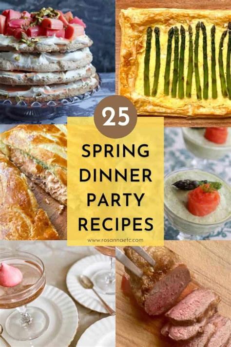 Top 25 Best Spring Dinner Party Recipes Rosanna Etc