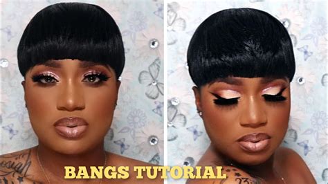 How To Do Quick Weave Mushroom Pixie Cut Tutorial Youtube