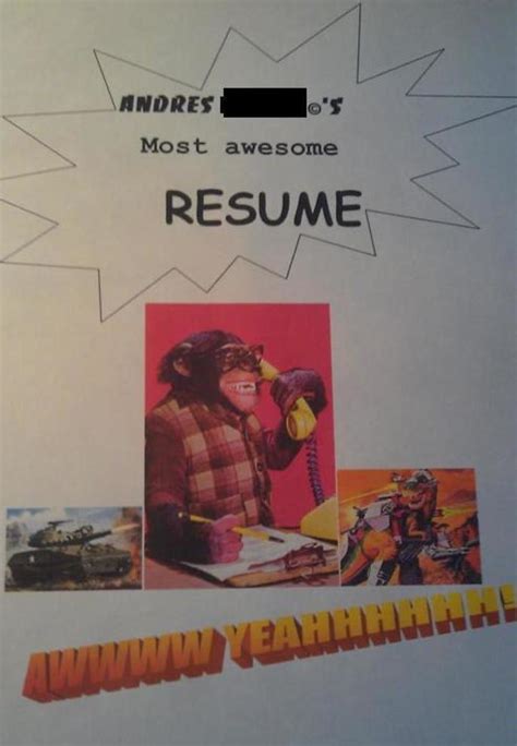 30 Funniest Résumés And Job Applications Weve Ever Seen