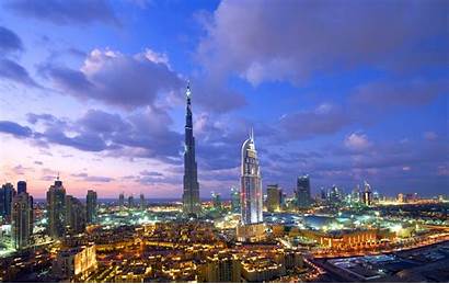 Dubai Khalifa Burj Wallpapers Background Emirates Sky