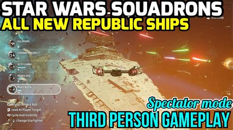 Star Wars Squadrons Looks Stunning In Third Person All New Republic