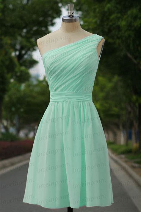 mint prom dressmint handmade chiffon prom dressshort by loveinprom sequin bridesmaid dresses