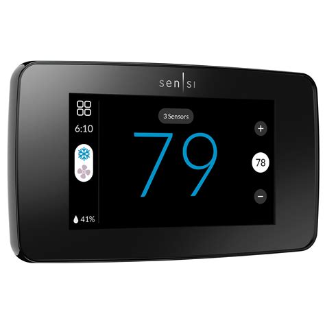 Emerson Sensi Touch 2 Smart Thermostat Black