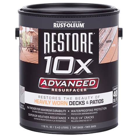 Restore 10X Advanced | Restoration, Deck restoration, Deck paint