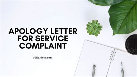 Check spelling or type a new query. Apology Letter For Service Complaint (Sample) // FREE ...