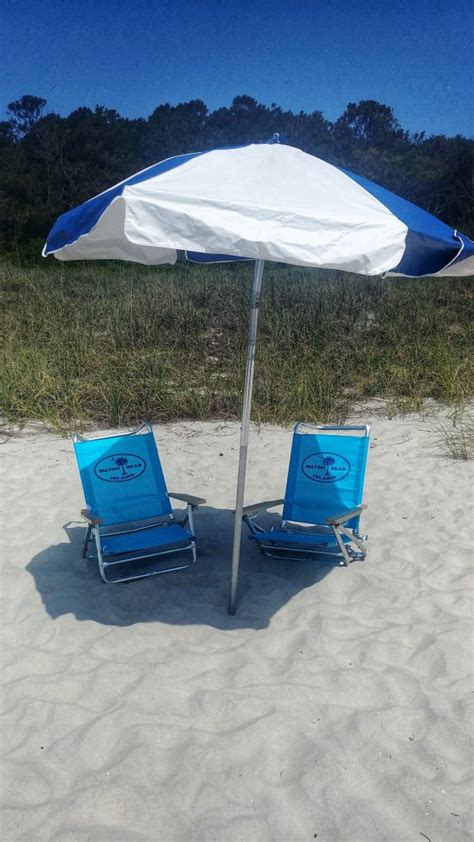 Beach Umbrellachair Combo At Vacation Comfort Rentals Hilton Head Island Sc