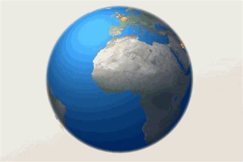 Animated Globe Spinning 