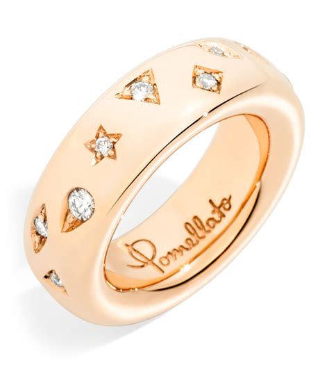 Rose Gold And Diamond Iconica Ring