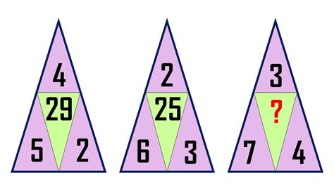 Triangle Math Puzzle With Answer No221 Youtube