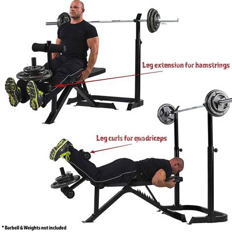 Marcy Eclipse Be3000 Weight Bench With Squat Rack Marcy Decathlon