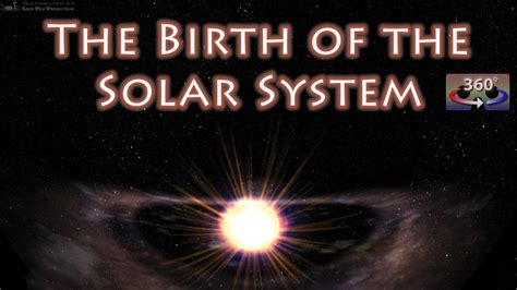 The Birth Of The Solar System Fulldome Trailer 360° Youtube