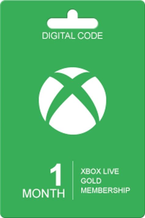 Microsoft Xbox Live Gold Abonnement 1 Maand Xbox 360 Xbox