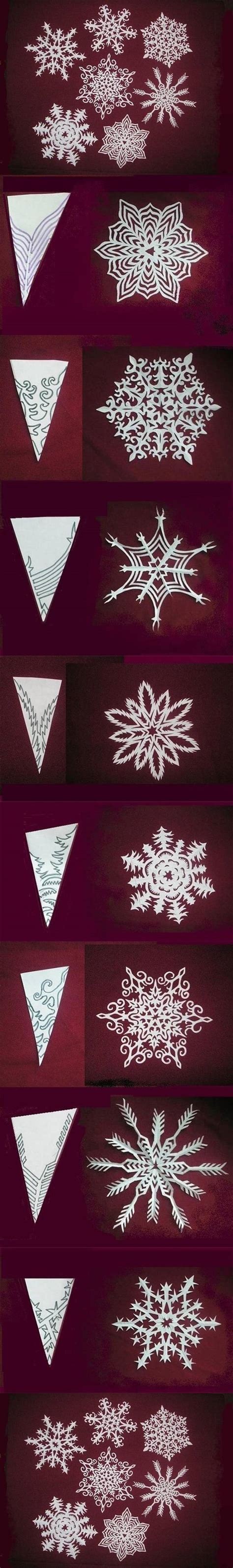 Diy And Crafts Wonderful Diy Paper Snowflakes With Pattern