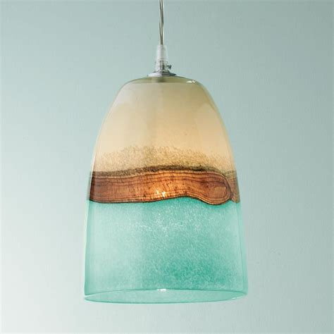Strata Art Glass Pendant Light Turquoise Teal And Aqua Pinterest Glass Pendant Light