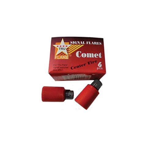 Tru Flare 15mm Signal Red Comet Flares Camouflageca