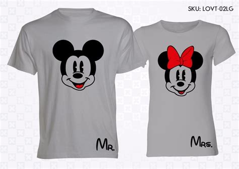 Camisetas De Parejas Enamorados Mickey Minnie Unbranded 70000