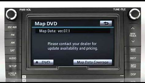 Navigation (map DVD load/eject) Sienna Toyota of Slidell - YouTube
