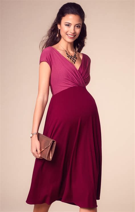 Alessandra Maternity Dress Short Rosey Red Maternity Wedding Dresses Evening Wear And Party