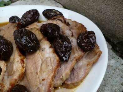 Rôti de porc aux pruneaux et en cocotte Recette Ptitchef