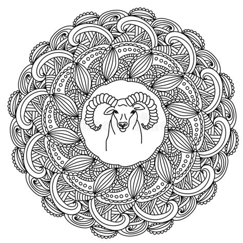 Maybe you would like to learn more about one of these? Outline Zen Mandala With Fantasy Patterns And An Image Of ...