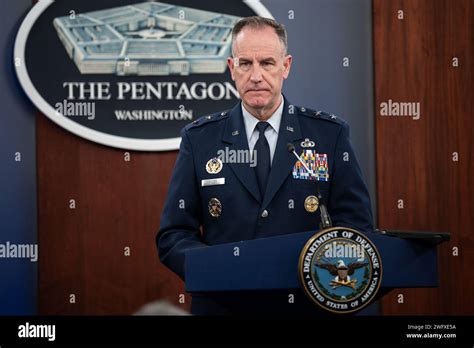 Pentagon Press Secretary U S Air Force Maj Gen Pat Ryder Conducts A