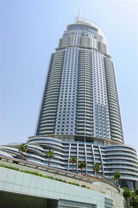 阿联酋迪拜市中心摩天大楼照片 正版商用图片00314r 摄图新视界