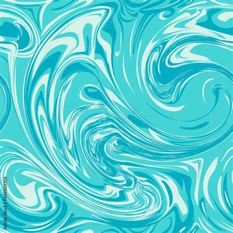 Liquid Marble Fluid Ink Water Color Abstract Texture Vector Pattern