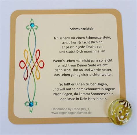 Schmunzelstein text vorlage / schmunzelsteine schmunzelstein karten kommunion geschenke zum abschied. Gastgeschenk / Glücksbringer "Schmunzelstein" Doppelkarte ...