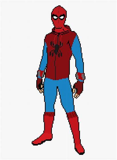 Spider Homecoming Spiderman Suit Drawing Homemade Drawn
