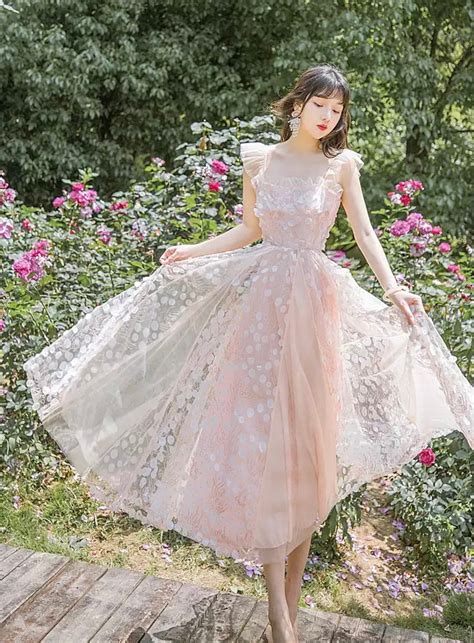 Cottagecore Dress Fairy Dress Lace Dress Fairy Prom Etsy