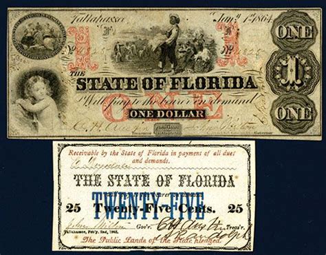 Missing money state of florida. State of Florida Banknote Pair.