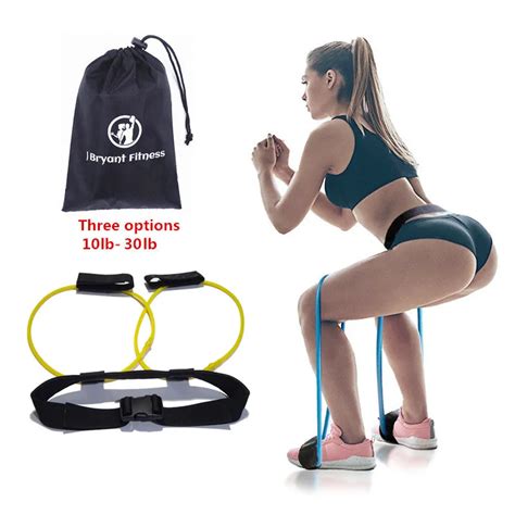 Booty Butt Bands Resistance Band Adjustable Waist Belt For Powerful
