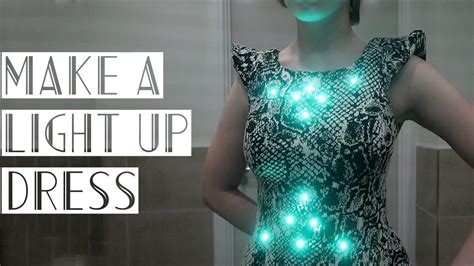 How To Build A Light Up Dress In One Day With Programmable Leds Youtube