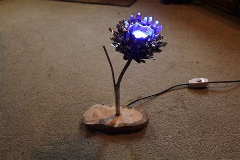 Metal Flower Lamp 6 Steps With Pictures Instructables