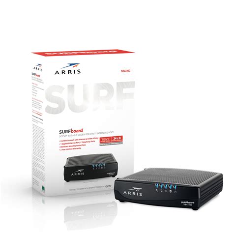 ARRIS SURFboard 24x8 DOCSIS 3 0 Internet Voice Cable Modem For