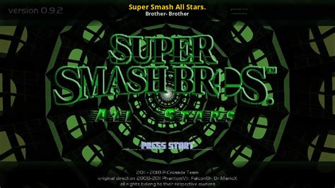 Super Smash All Stars Super Smash Bros Crusade Mods