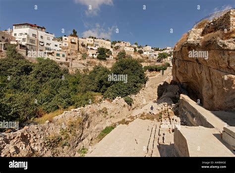Jerusalem Israel The City Of David The Biblical Pool Of Siloam Built In