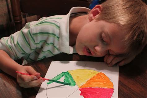 Learning With My Boys Rainbows Day 3 Color Wheel