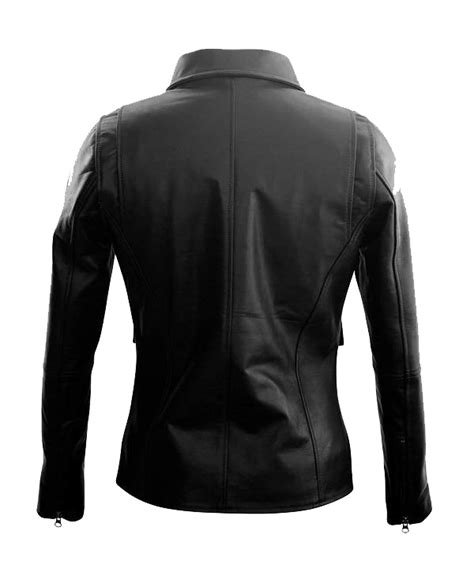 Dwayne Johnson Army Style Black Biker Leather Jacket Real Leather Jackets