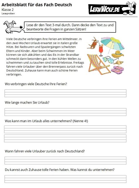 Bungen Deutsch Klasse Kostenlos Zum Download Lernwolf De