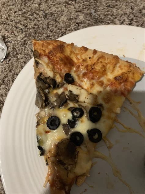 Olive And Mushroom Pizza