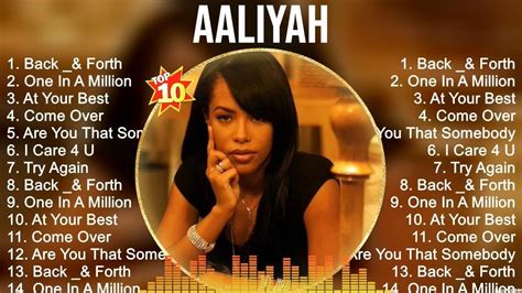Aaliyah Greatest Hits Full Album ️ Top Songs Full Album ️ Top 10 Hits