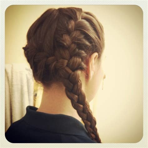 How To French Braid Pigtails Your Own Hair - French Braids Tutorial