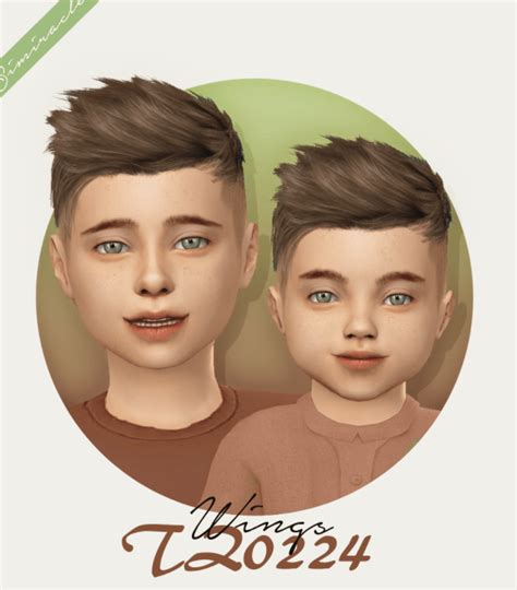 Sims 4 Custom Content Hair Kids Lalapabed