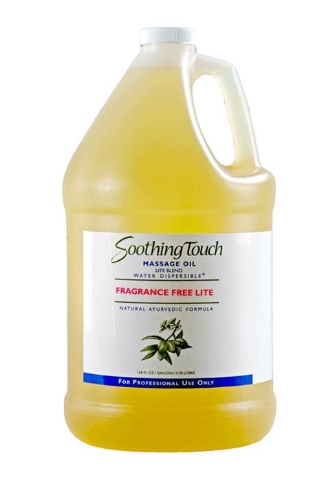 Soothing Touch Fragrance Free Lite Oil Gallon