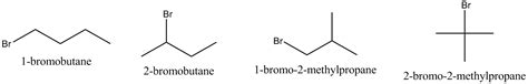 write the number of structural isomers of the compound having formula c4h9br