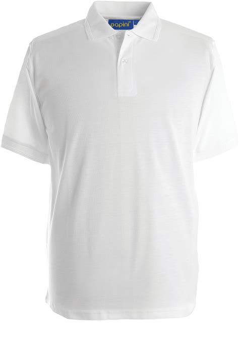 white polo shirt png - Pique Polo Shirt White - White Color T Shirt png image