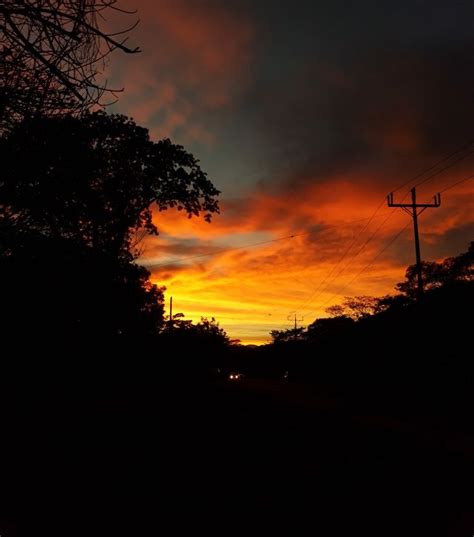 Atardecer En Oriente Depto De Morazán El Salvador C A Sunset