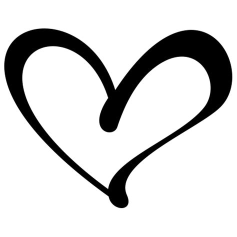 Heart Drawing Clip Art White Heart Png Download 500500 Free