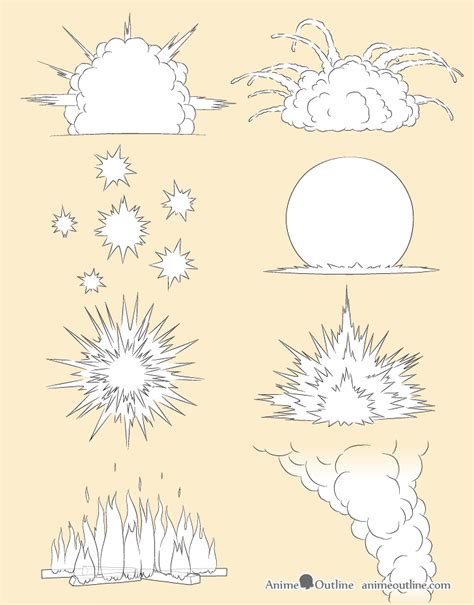 How To Draw An Explosion Constructiongrab Moonlightchai